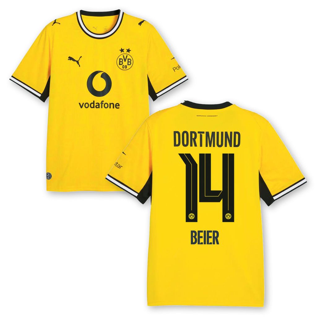 BVB Heimtrikot Kinder Saison 2026/27 Flock: Beier - Größe: 128