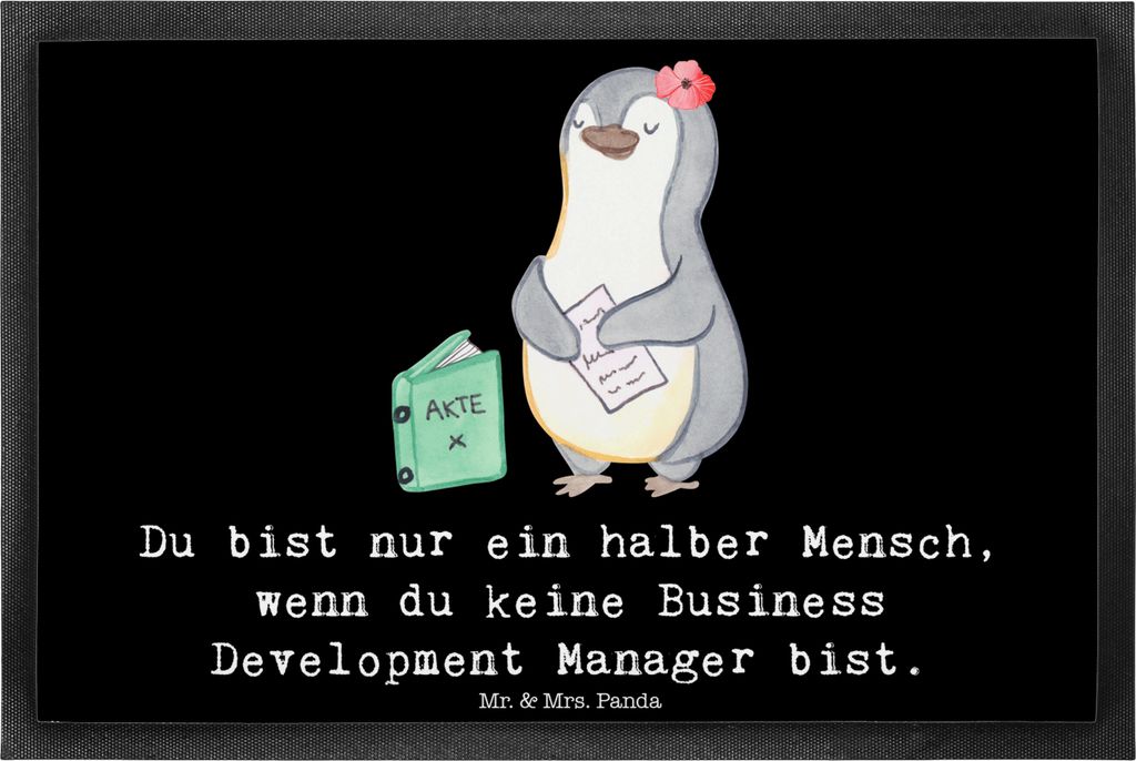 Mr. & Mrs. Panda fußmatte Business Development Manager Herz Produktbild 