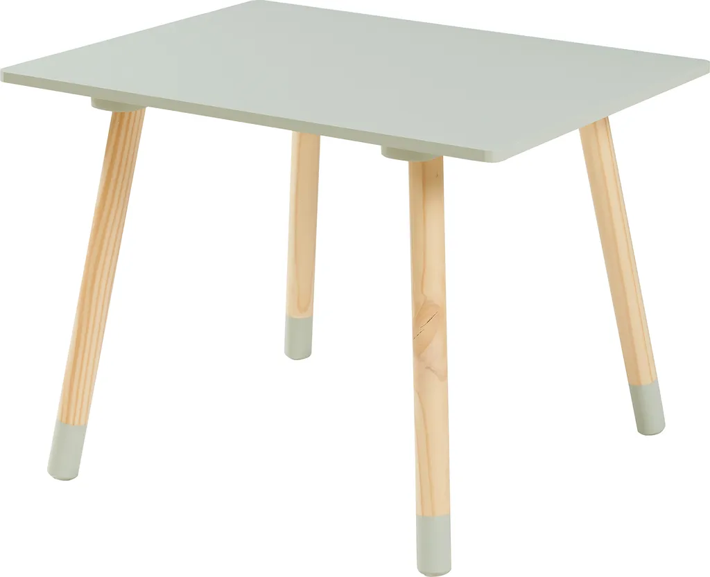 Hovle Salon pour Enfants avec Table et 2 Chaises Nuages Pin Vert Menthe - 7