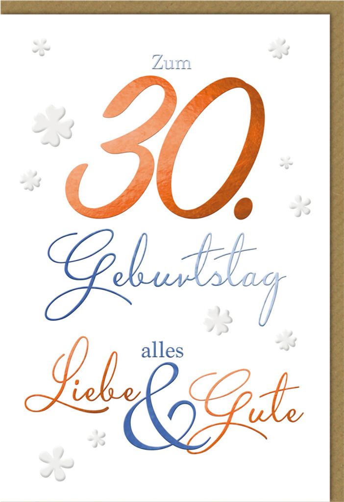 SUSY CARD Geburtstagskarte - 80. Geburtstag "Schrift"
