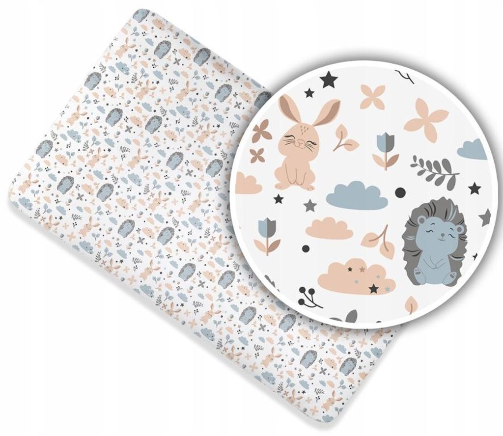 Spannbettlaken für Kinderbett 60x120 cm - 100% Baumwolle - Produktbild 