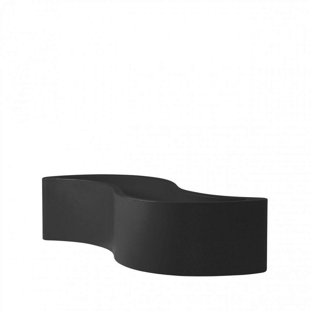 Slide Design Blumenkasten Wave - Jet Black Farbe: Jet Black