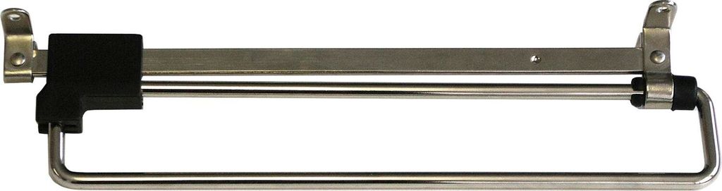 Kleiderbügelhalter-Auszug 350 mm Stahl vernickelt