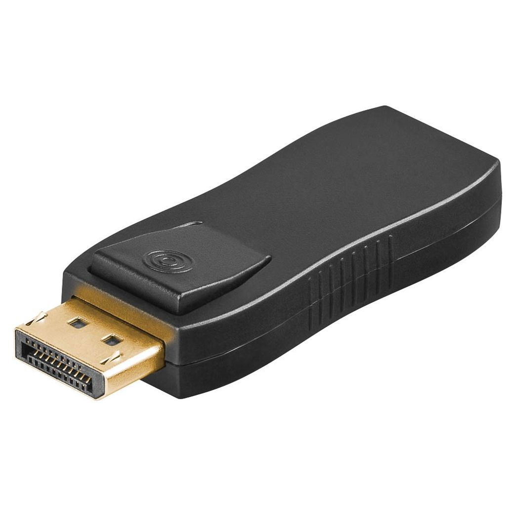 Goobay Adaptateur DisplayPort/HDMI 1.1, plaqué or Image du produit 
