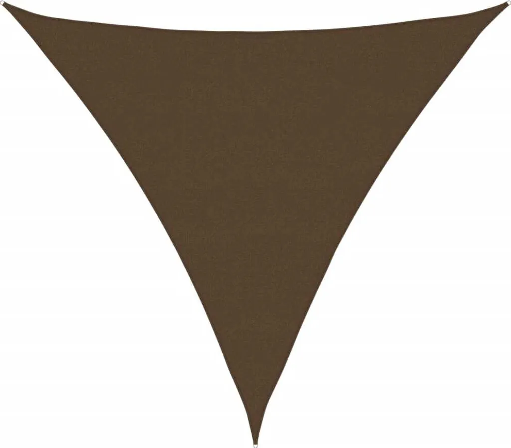 Tenda da sole 160 g/m² Marrone 6x6x6 m HDPE