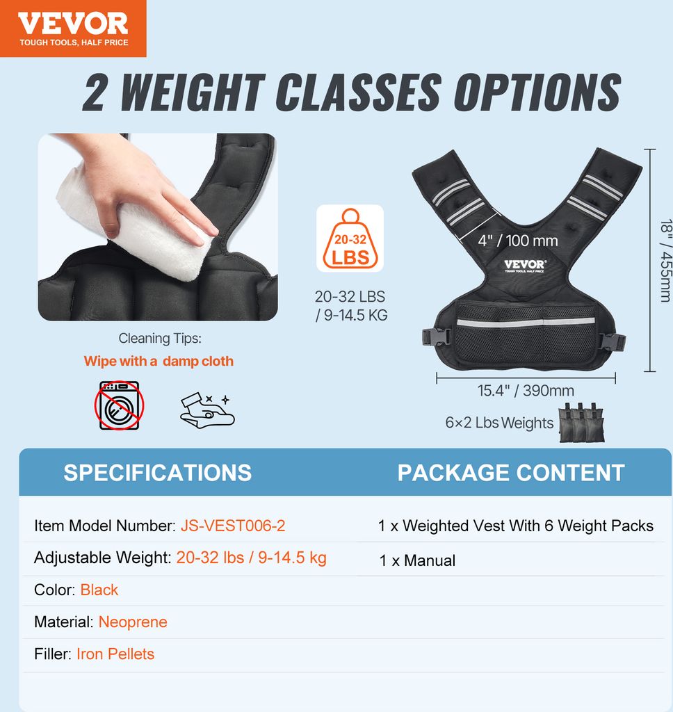 Verstellbare Gewichtsweste Für Training – Komfortabel & Sicher – 1,8–14,5 Kg | Perfekt Für Laufen, Workouts Und Fitness
