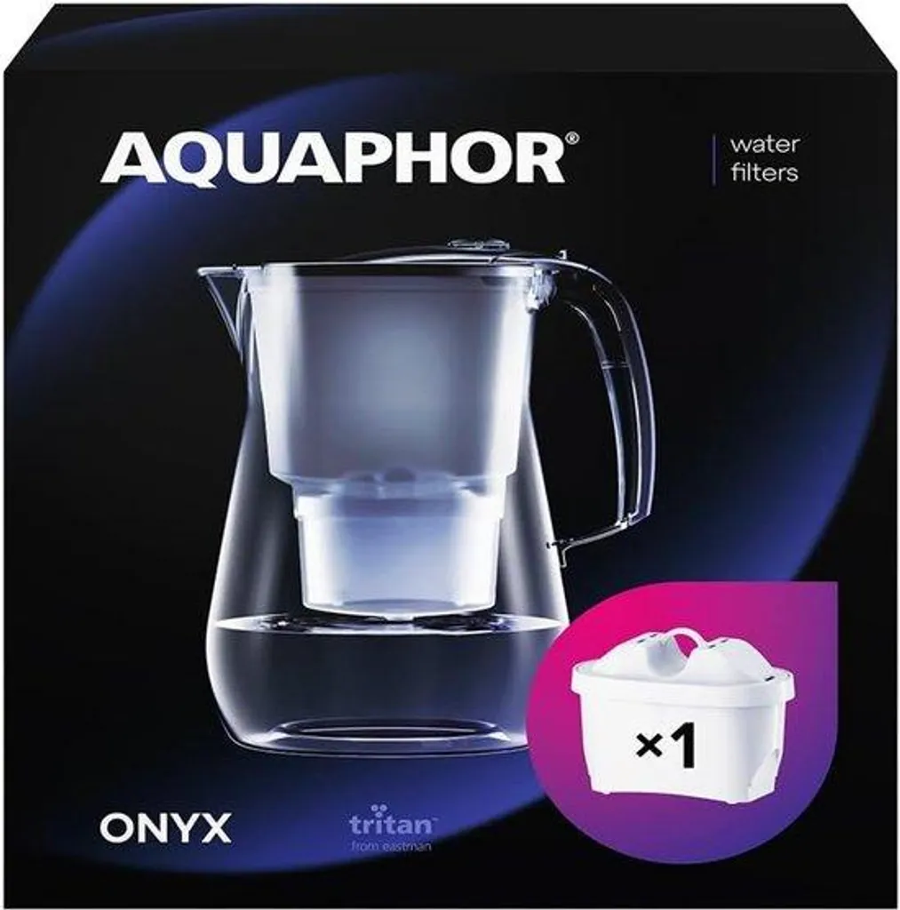Filtre à eau noir 4,2 litres : purificateur d'eau contre le calcaire