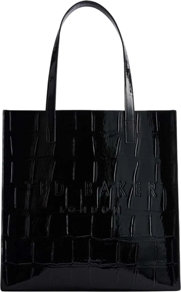 Sac de Cours et Bureau Ted Baker Croccon Large Cabas Noir pour Femme