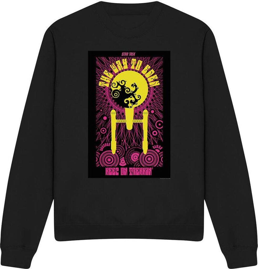 Star Trek - "The Original Series Episode 75" Sweatshirt für Herren/Damen Uni TV11658 (L) (Schwarz)