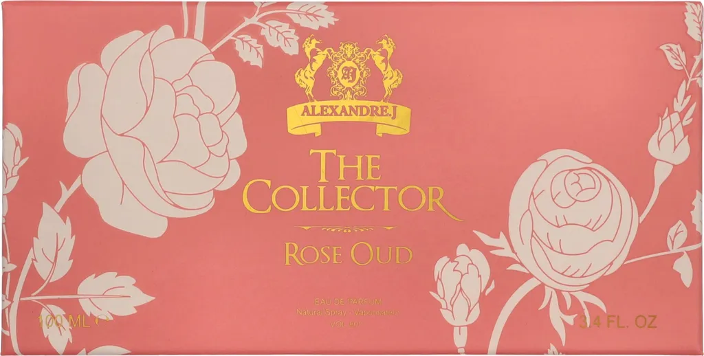 Rose Oud de Alexandre.J : Parfum de Niche Oriental et Rose de 100 ml
