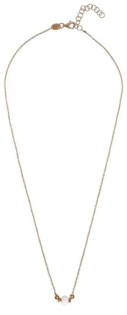 Collier minimaliste plaqué or opale synthétique AL4985.01.000 Chic