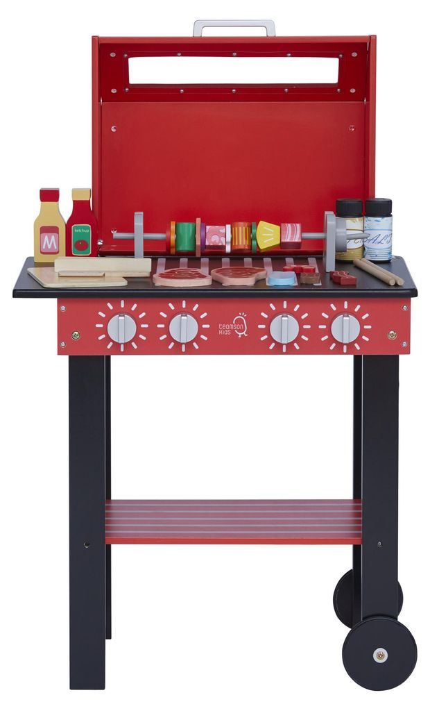 Teamson Kids Little Helper Backyard Draussen Drinnen BBQ Produktbild 