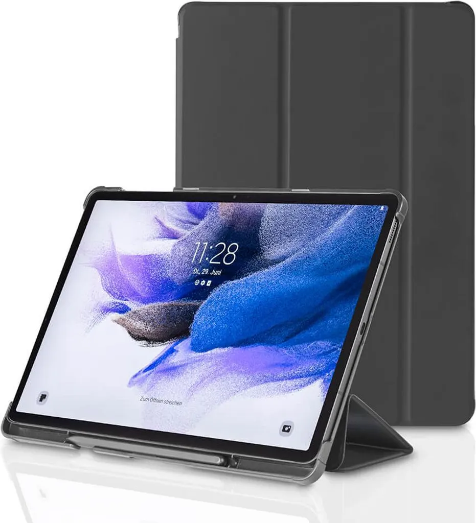 Cover Hama per Galaxy Tab S7 FE 12.4" - Sottile, Nera, Perfetta - 7