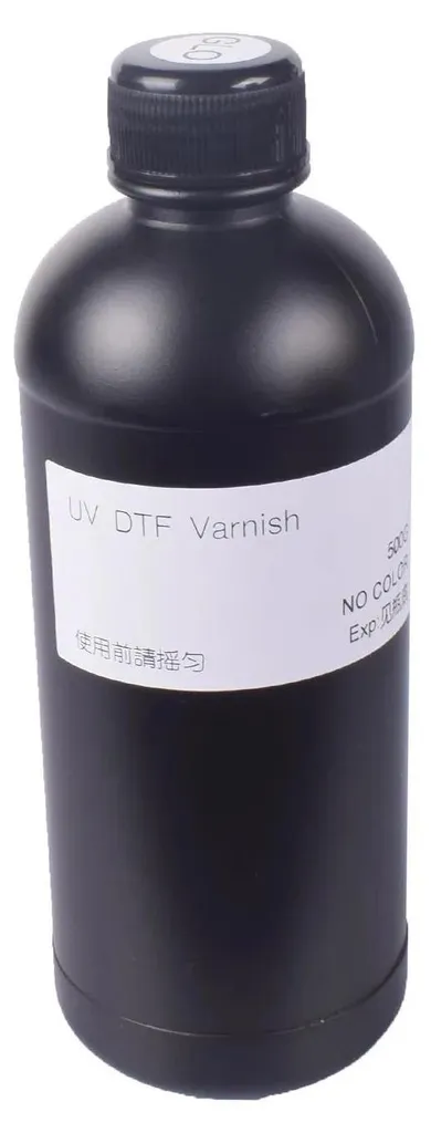 Encre UV DTF haute compatibilité 500 ml avec vernis de protection UV