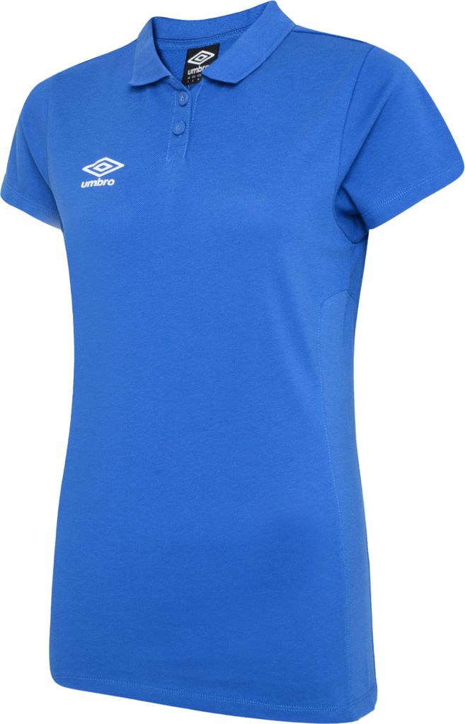 Umbro - "Club Essential" Poloshirt für Damen UO841 (44 DE) (Königsblau/Weiß)
