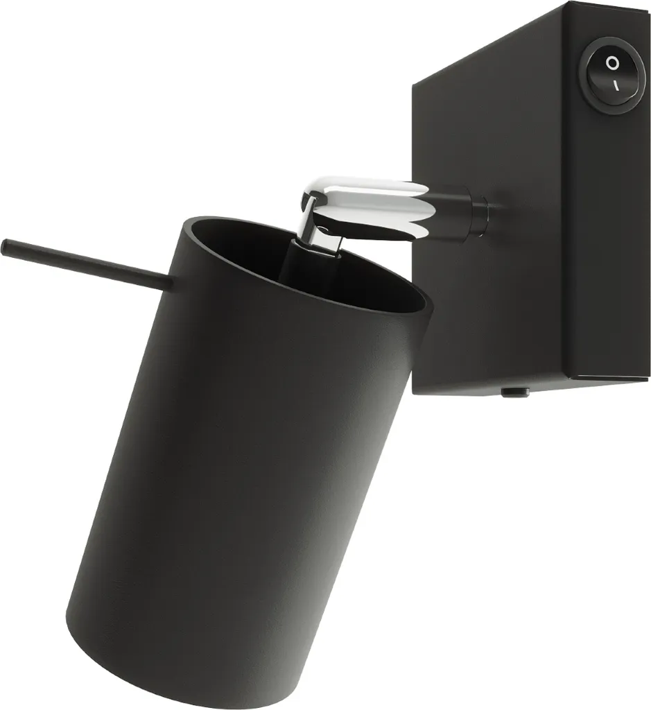 Applique murale liseuse noire GU10 MIRAX 1 pour tête de lit et bureau