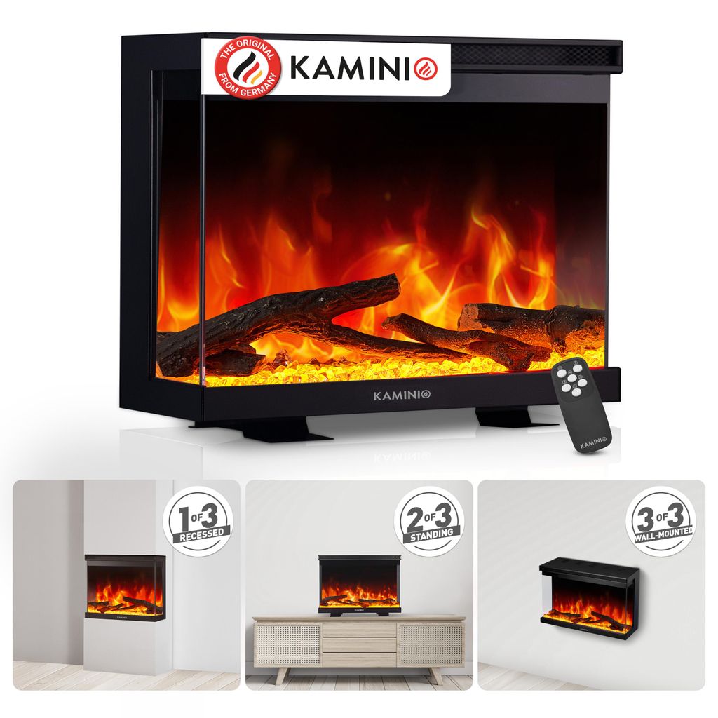 KAMINIO Elektrische kachel LEA - Elektrische 3-in-1 kachel Productafbeelding 