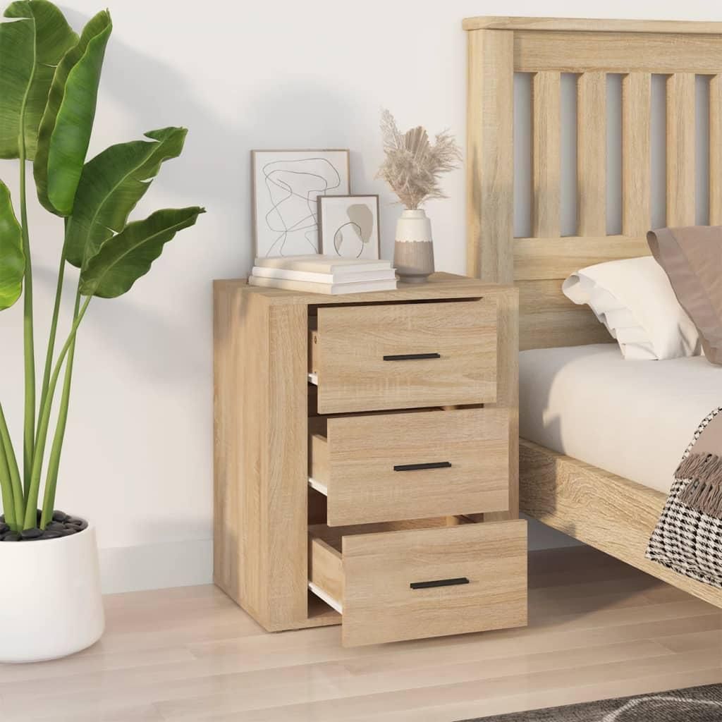vidaXL Nachttisch Sonoma-Eiche 50x36x60 cm Holzwerkstoff