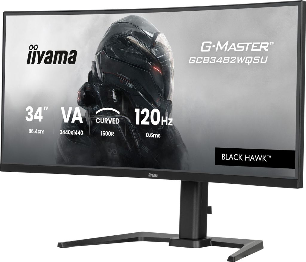G-Master GCB3482WQSU-B1 BLACK HAWK  (86.4 cm (34 Zoll), Produktbild 