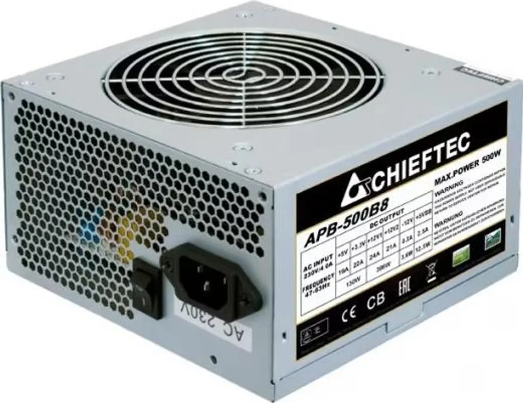 Chieftec 500W APB-500B8 Alimentation Silencieuse Certifiée 80 Plus White - 2