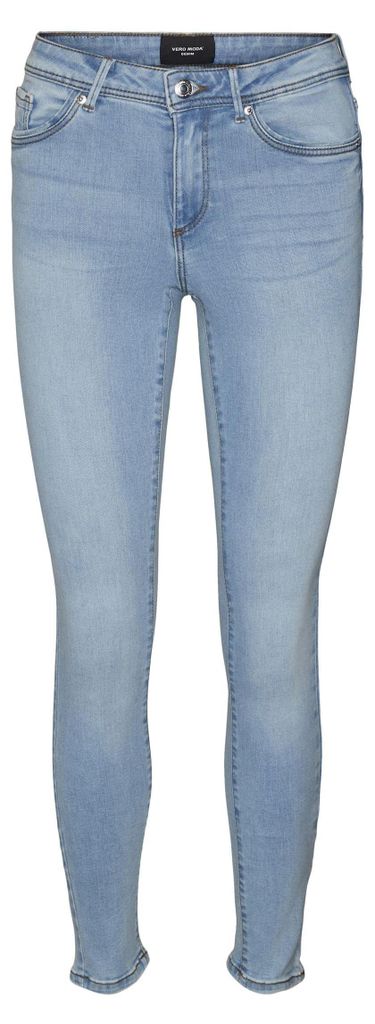 VERO MODA Damen VMTANYA MR S Piping VI352 NOOS Jeans, Blau Produktbild 