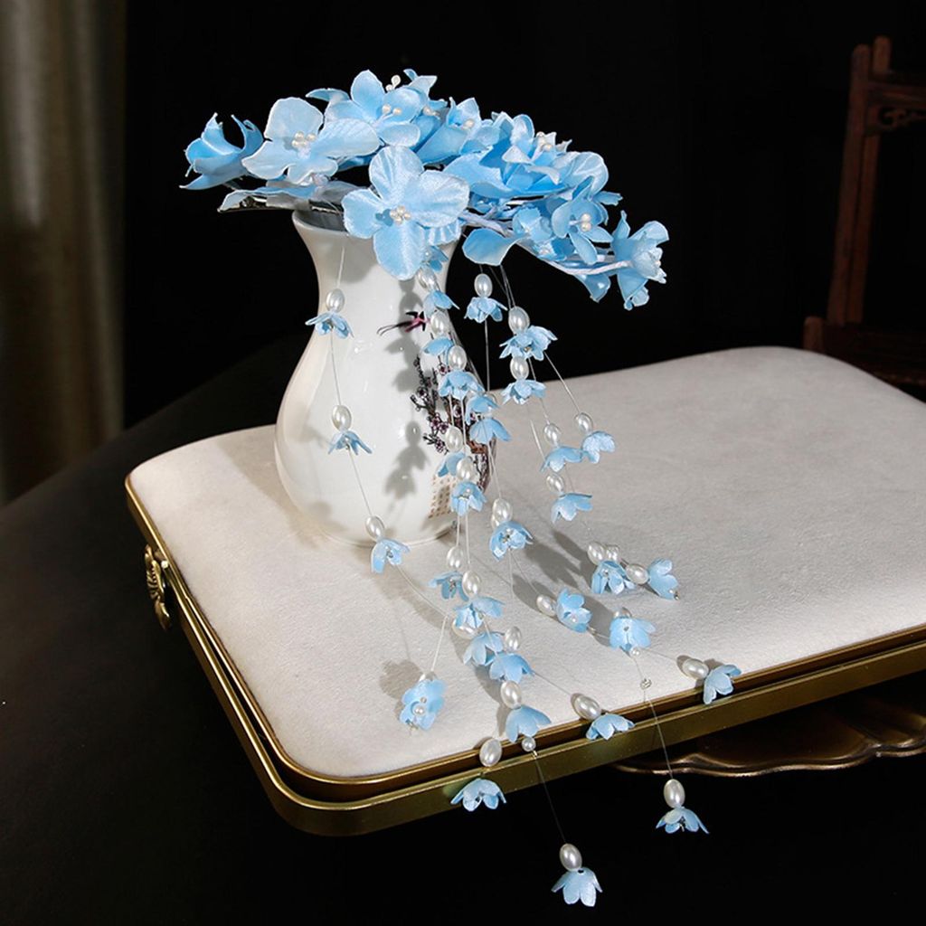 Frauen Haar Clip Faux Perlen Blume Decor Haarnadeln Hochzeit Parteien Proms Floral Kopfschmuck Haar Zubehör