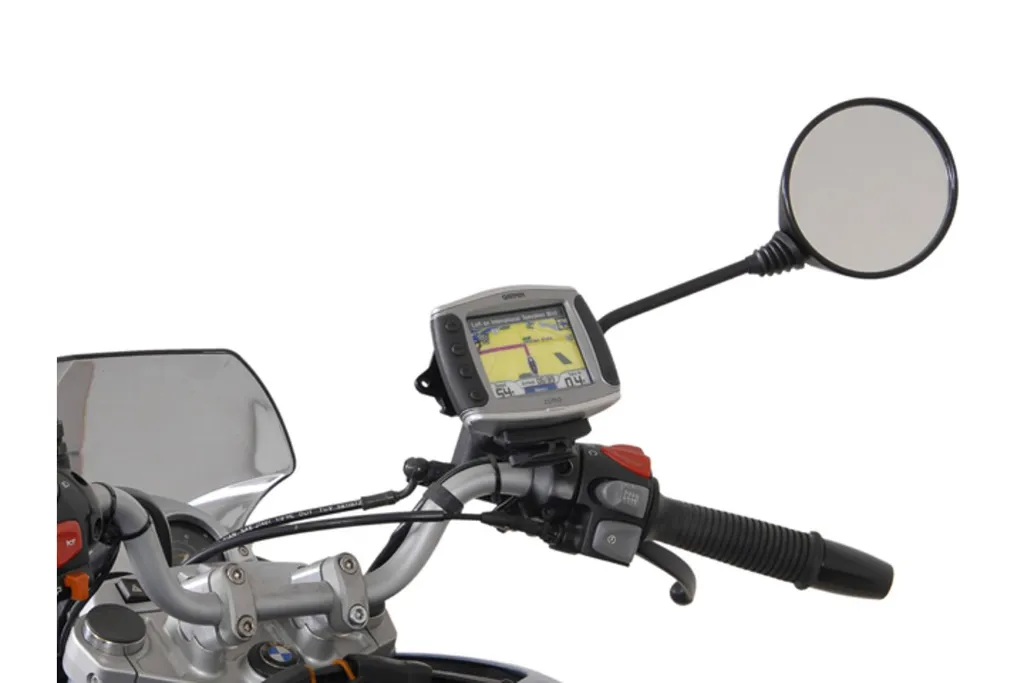Support GPS anti-vibrations M8 M10 pour té de fourche et rétroviseur