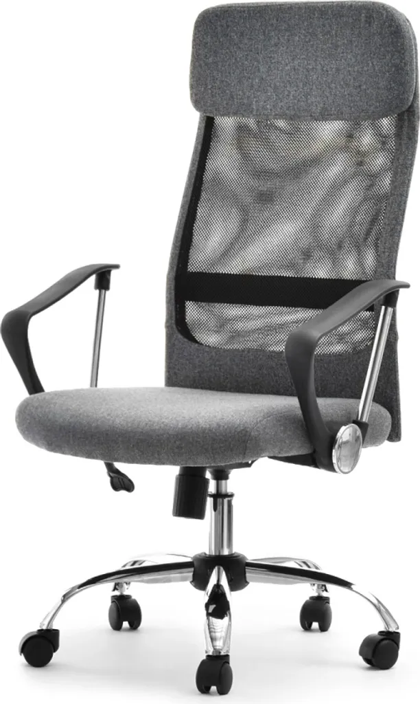 Offerta Sedia Scrivania IVIA Grigio | Struttura Cromo Professionale