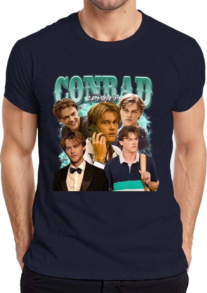 The Summer I Turned Pretty Conrad Fisher 90er Bootleg Style Herren T-Shirt, Navy, XXL