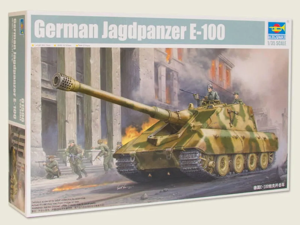 Maquette de Char Allemand StuG E-100 1/35 Trumpeter Kit Blindé 01596