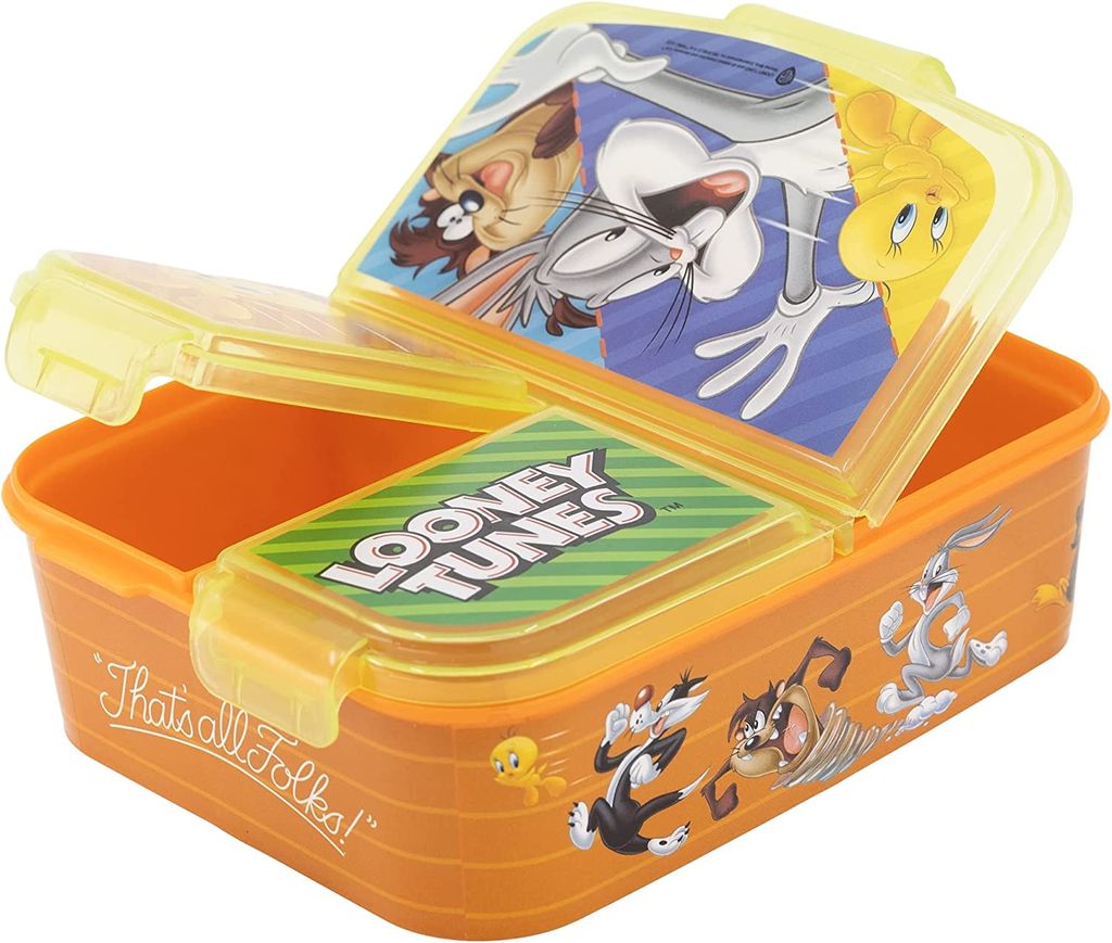 STOR Looney Tunes Heroes Multi Lunch Box