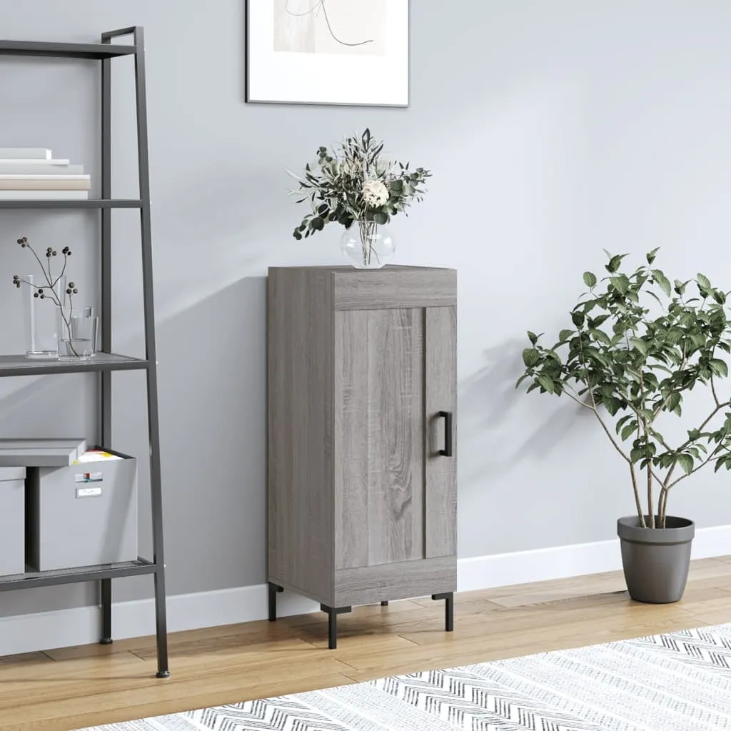 Mobiletto Credenza per Famiglia Maison Exclusive Grigio Sonoma 90cm
