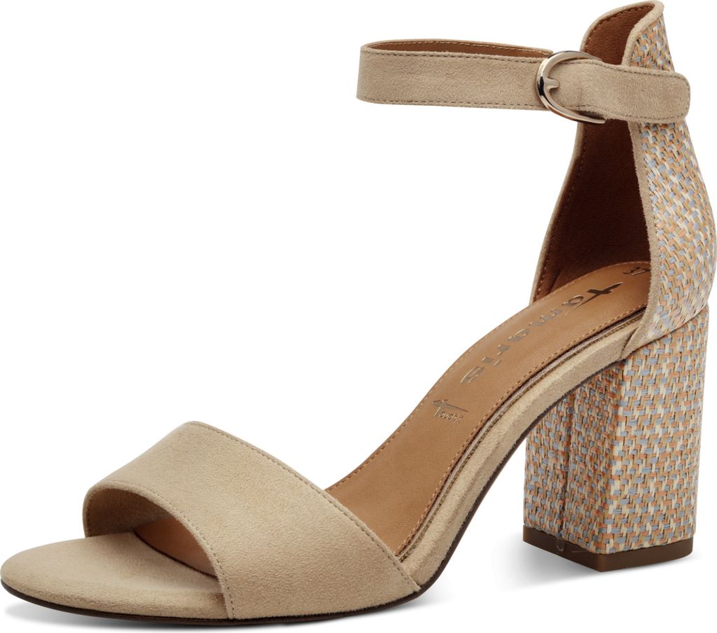 Tamaris Damen Klassische Sandalen 1-28356-42 445 Farbe: Beige Größe: 39
