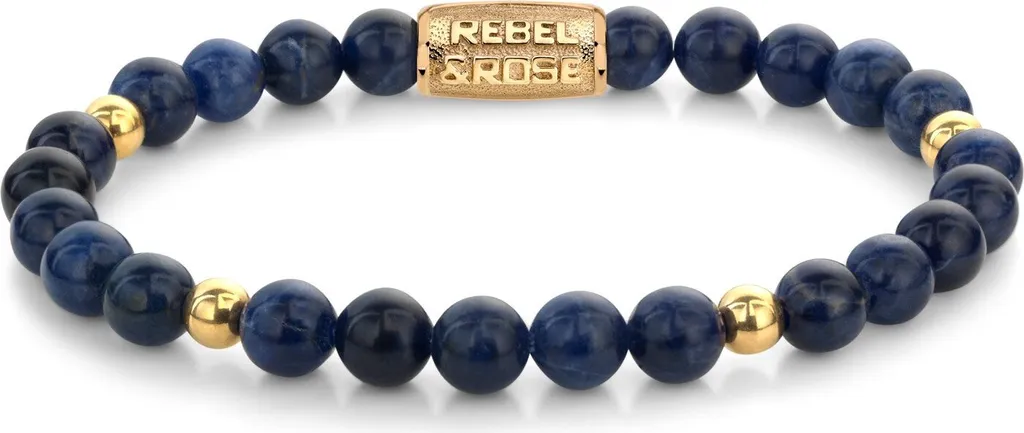 Bracelet Femme Midnight Blue 6 mm - Rebel & Rose RR-60137-G-S Chic