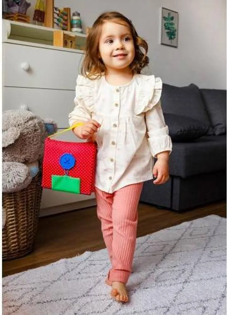 Planche d'activités Zip-Zip Busy Board - Jeu de manipulation bébé en bois