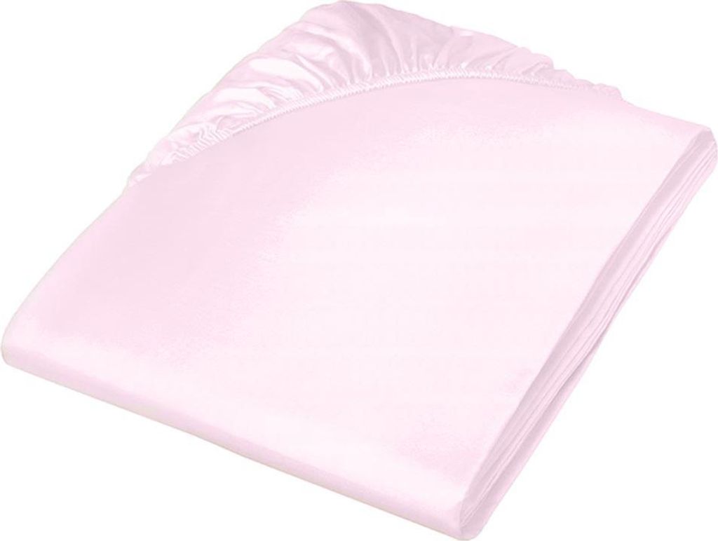 Fleuresse Mako-Satin-Spannlaken Colours, rose