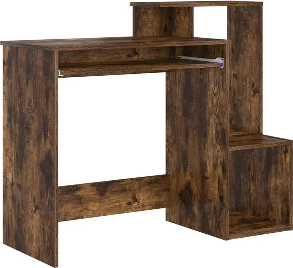 SYFAX™ Scrivania Rovere fumé 106 x 41 x 88.5 cm Legno multistrato