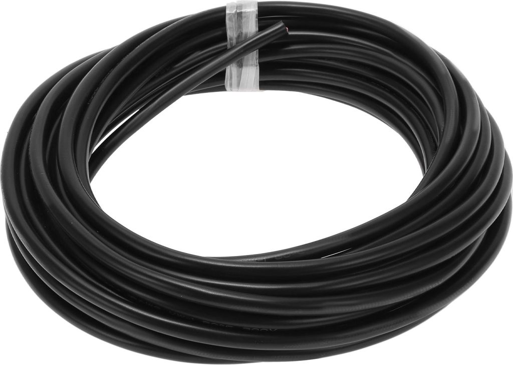 1 Stück Erdungsdraht Vollständig isoliert & Soft-Touch-Mantel Stromkabel 10m Schwarz TC 18AWG 4 Leiter