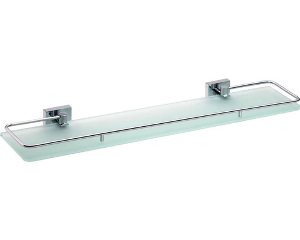 Support de rangement salle de bain Bemeta BETA en verre et sa trappe