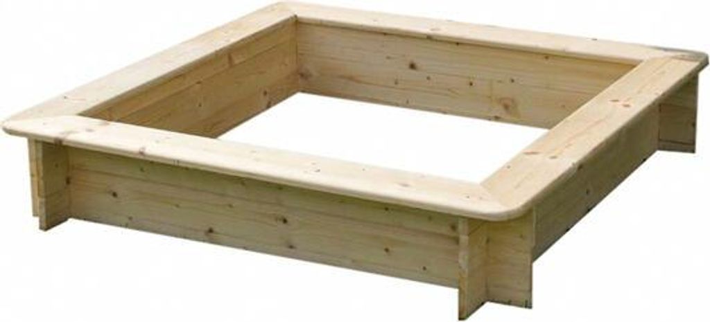 MARIMEX T-Wood Holzsandkasten Quadratisch Klein 120 X 120 cm 11640247