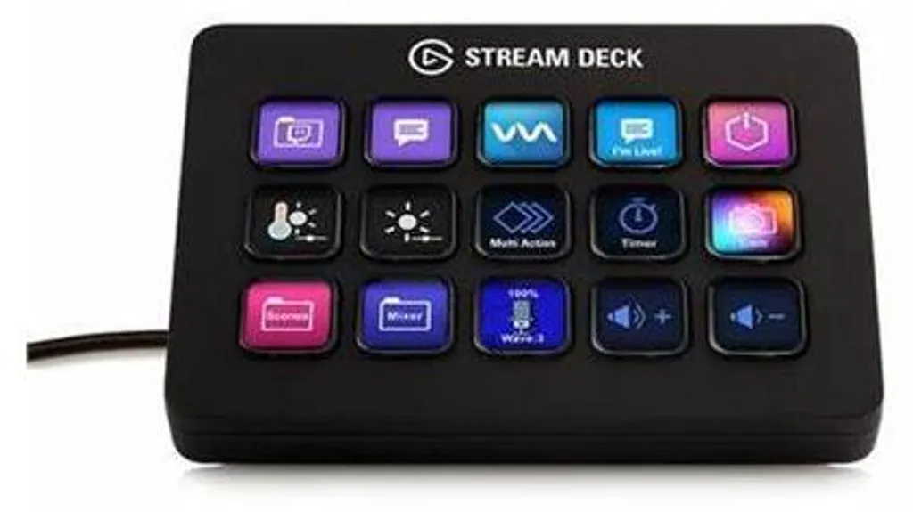 Elgato Stream Deck MK.2 Noir, Studio Controller 15 Touches LCD Personnalisées - 17