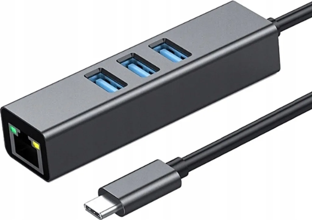 Adattatore Ethernet USB-C Gigabit RJ45 | Hub Lan Ultra Veloce per Laptop