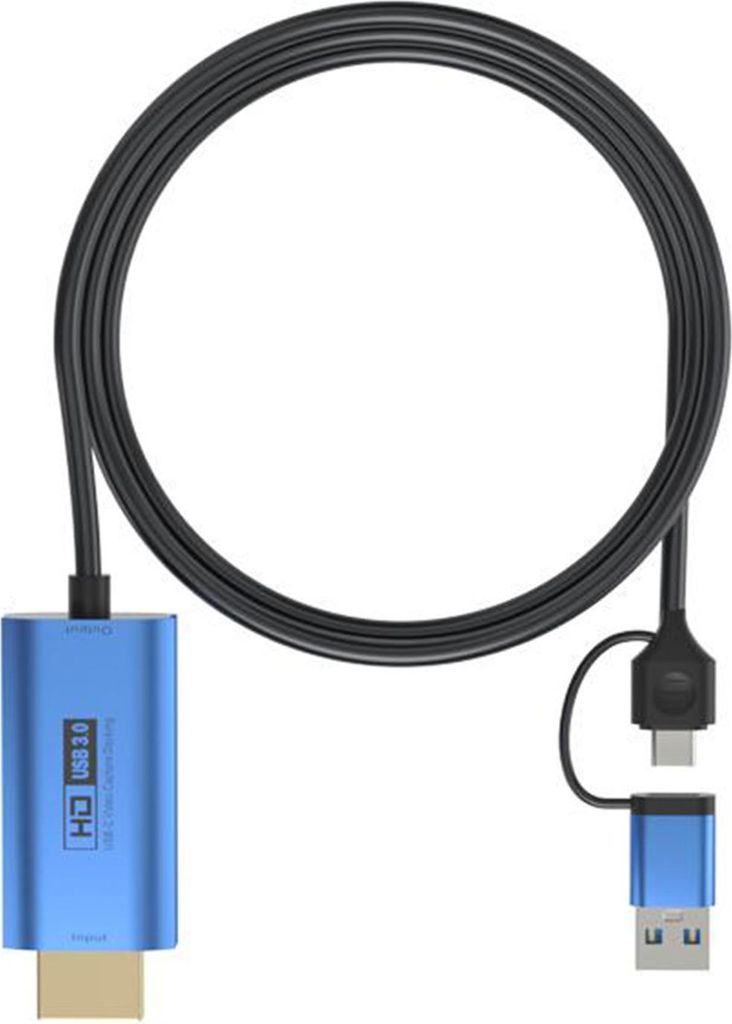 HD to Type-C USB3.0 Video Card 4K Input Supports for Recording Live Streaming Teaching Game