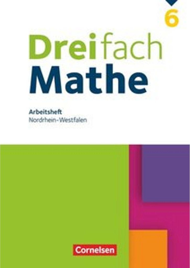 Dreifach Mathe 6. Schuljahr - Nordrhein-Westfalen - Immagine del prodotto 