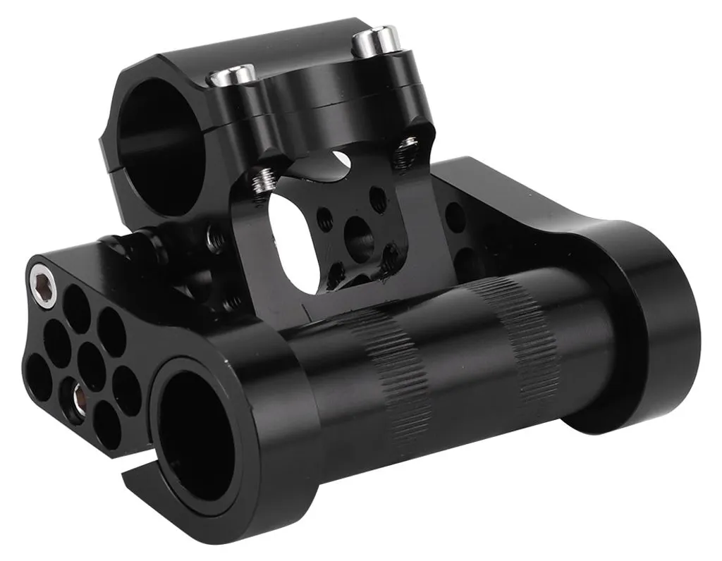 Potence Double de Vélo Pliable 25,4 mm - Extension Guidon en Alu CNC