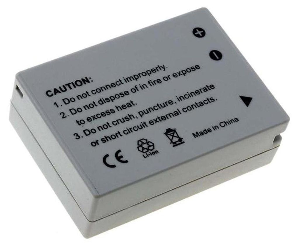 Akku kompatibel mit Canon NB-10L 7,4V 800mAh Li-Ion für Produktbild 