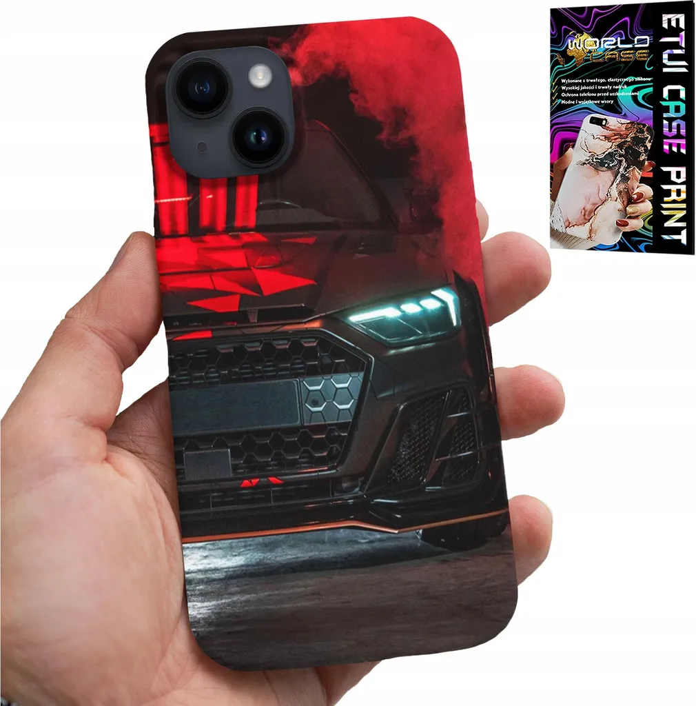 Custodia Protettiva iPhone 14 Plus - Vetro Temperato Auto Sportive 9H