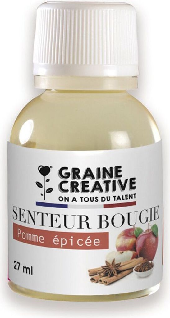 Skin Duftkerze Apfel-Gewürz 27 ml – Graine Creative