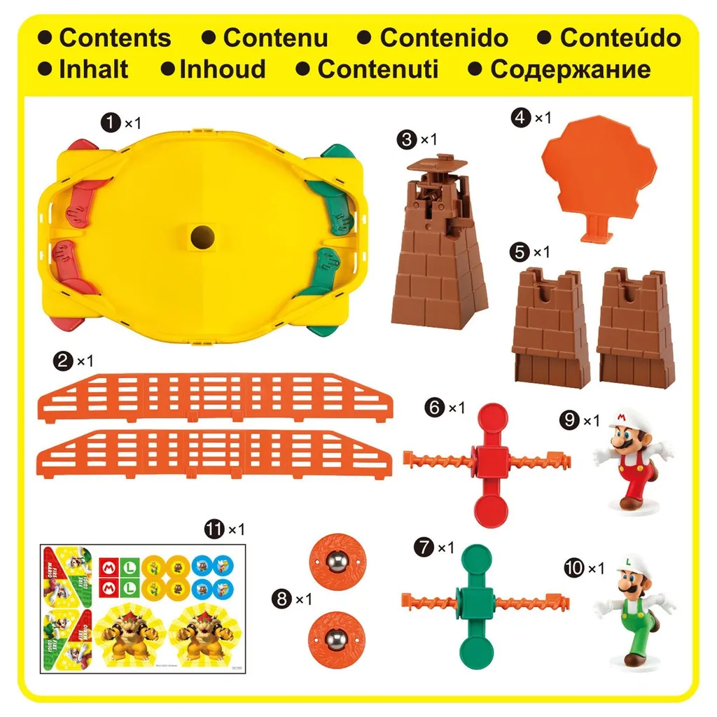 Jeu de société Super Mario Stadium - Jeu d'adresse Fire Mario Epoch - 14