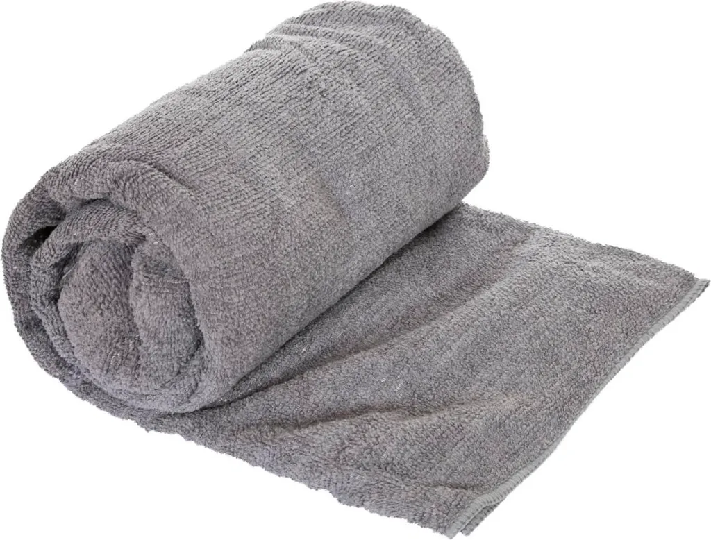Serviette à langer Trespass Transfix grise - Poncho absorbant à capuche